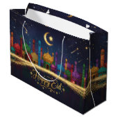 Starry Nights Eid Groot Cadeauzakje (Achterkant Gekanteld)