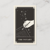 Starry Notional Tarot Writer Visitekaartje (Voorkant)