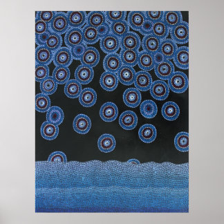 Starry Ocean Poster