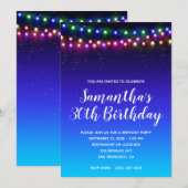 Starry Ombre Street Lights 30e verjaardag Kaart (Voorkant / Achterkant)