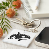 Starry Orca Sleutelhanger (Voorkant Rechts)