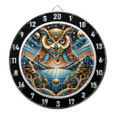Starry Owl Haven Design Dartbord (Voorkant)