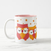Starry Owls Tweekleurige Koffiemok (Links)