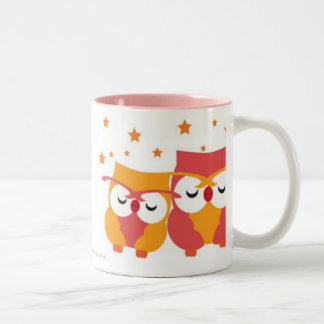 Starry Owls Tweekleurige Koffiemok