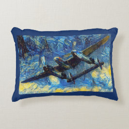 Starry P-38 Night Accent Kussen
