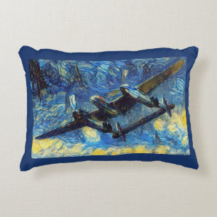 Starry P-38 Night Accent Kussen