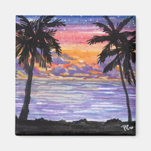 Starry Palm Beach Magneet