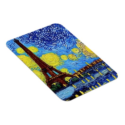 Starry Paris Night Magneet (Rechterzijde)