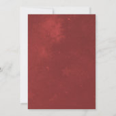 Starry Photo | Rood sparen de Datum Save The Date (Achterkant)