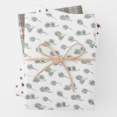 Starry Pines Cabin Pset Inpakpapier Vel (In situ)