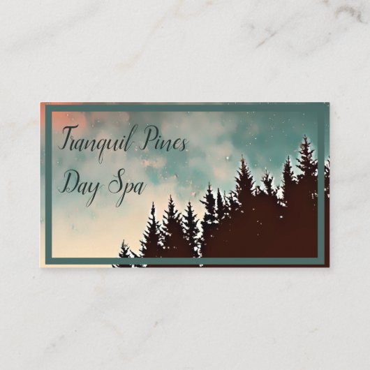 Starry Pines Visitekaartje (Achterkant)