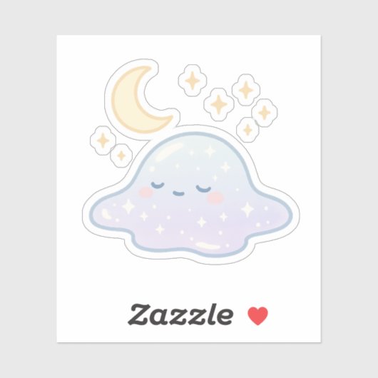 starry-puddelslijm sticker (Vel)