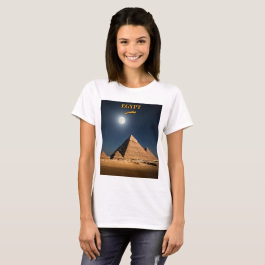 Starry Pyramid Dreams T-shirt (Voorkant volledig)