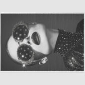 Starry Rhinestone Zonnebril Decoupage Tissuepapier (Voorkant)