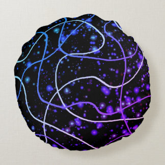 Starry Ribbons Pillow Rond Kussen