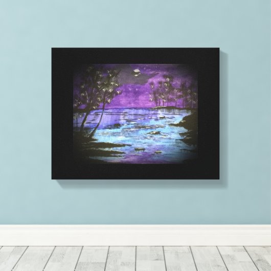 Starry River Print (Insitu (Houten vloer))