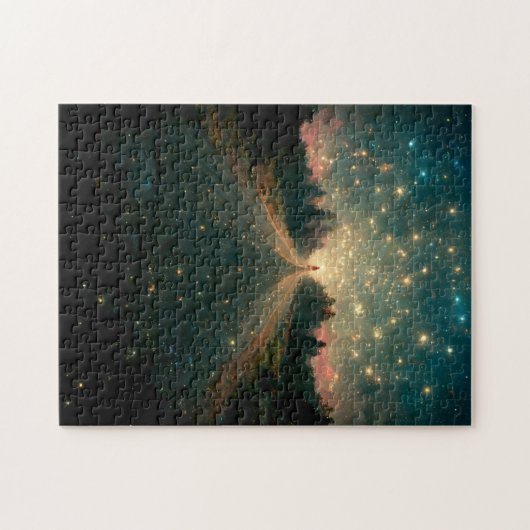 Starry Road Fantasy Landscape Sci-Fi Legpuzzel (Horizontaal)