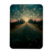 Starry Road Fantasy Landscape Sci-Fi Magneet (Verticaal)