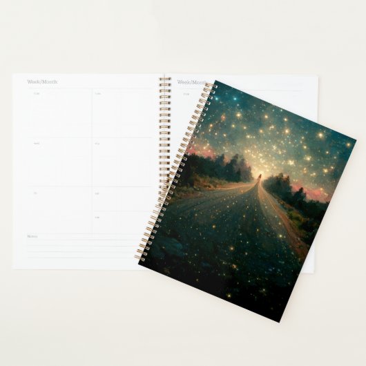 Starry Road Fantasy Landscape Sci-Fi Planner (Display)