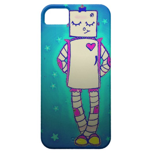 Starry Robot iPhone Case (Achterkant)