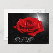 Starry Romantic Night Briefkaart (Voorkant / Achterkant)