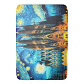 Starry Sagrada Familia Barcelona Badmat (Voorkant Verticaal)