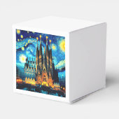 Starry Sagrada Familia Barcelona Bedankdoosjes (Achterkant)