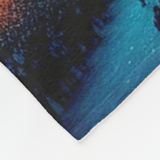 Starry Sagrada Familia Barcelona Fleece Deken (Hoek)