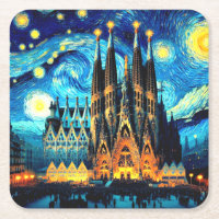 Starry Sagrada Familia Barcelona
