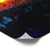 Starry Sagrada Familia Barcelona Poster (Hoek)