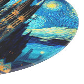 Starry Sagrada Familia Barcelona Snijplank (Hoek)