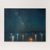 Starry Sea and Night Fishing Lights Legpuzzel (Horizontaal)