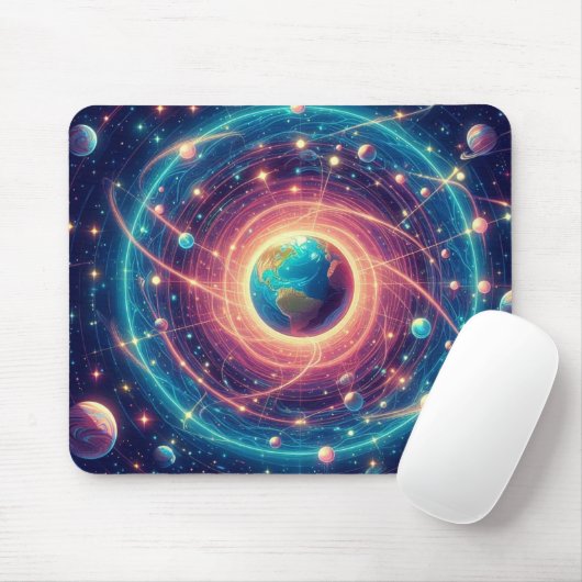 Starry Skies Thick Computer Mousepad Muismat (Met muis)
