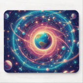 Starry Skies Thick Computer Mousepad Muismat (Voorkant)