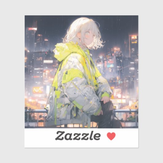 Starry sky  | 東京娘 GenerartiveAI シール Sticker (Vel)