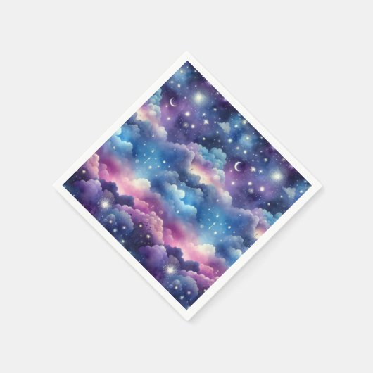 Starry Sky Baby Adoptie Shower - Maan en Sterren Servet (Hoek)