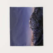 Starry sky boven bergen wandkleed (Voorkant)