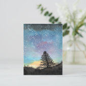 Starry Sky Briefkaart (Staand voorkant)