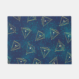 Starry Sky Chemistry Art – Molecule Constellaties Deurmat