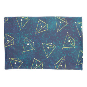 Starry Sky Chemistry Art – Molecule Constellaties Kussensloop