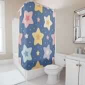 Starry Sky Douchegordijn (In situ)