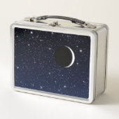 Starry Sky en Crescent Moon, Deep Blue tot Black (Voorkant)