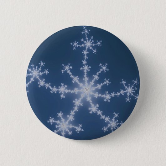 Starry Sky - Fractal Ronde Button 5,7 Cm (Voorkant)