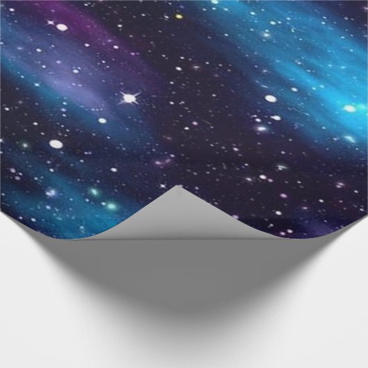 Starry Sky Galaxy Cadeaupapier (Hoek)