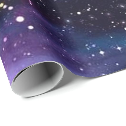 Starry Sky Galaxy Cadeaupapier (Rol Hoek)
