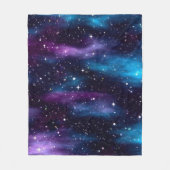 Starry Sky Galaxy Fleece Deken (Voorkant)