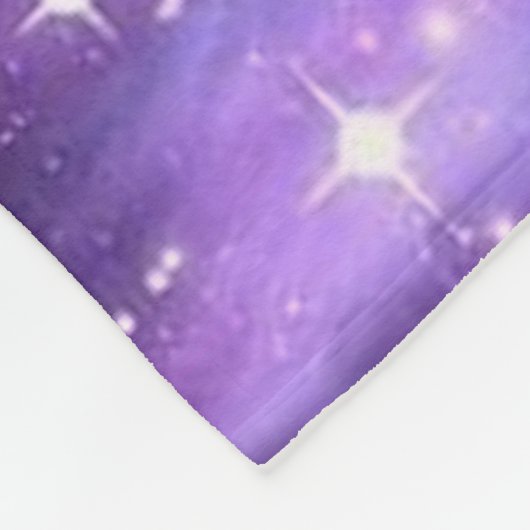 Starry Sky Galaxy Fleece Deken (Hoek)