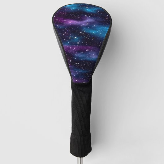 Starry Sky Galaxy Golfheadcover (Voorkant)
