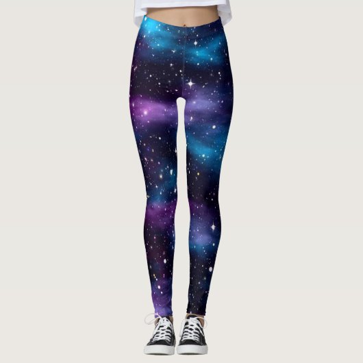 Starry Sky Galaxy Leggings (Voorkant)
