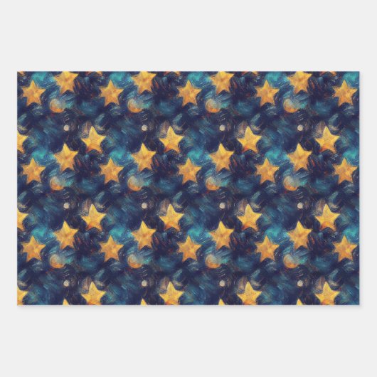 Starry Sky Inpakpapier Vel (Voorkant)